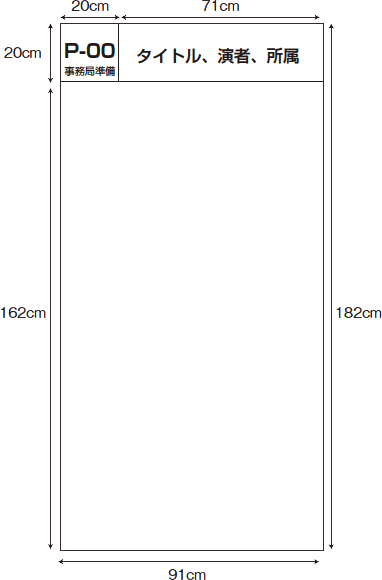 演題ポスターサイズ